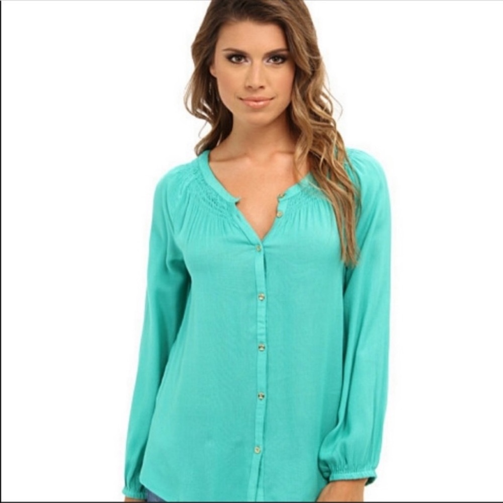 LILLY PULITZER Maribel top in seafoam green